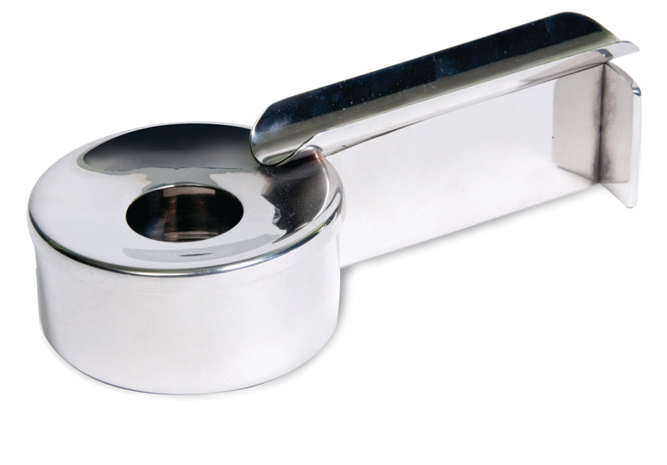 Single Cigar Ashtray In Stainless Steel