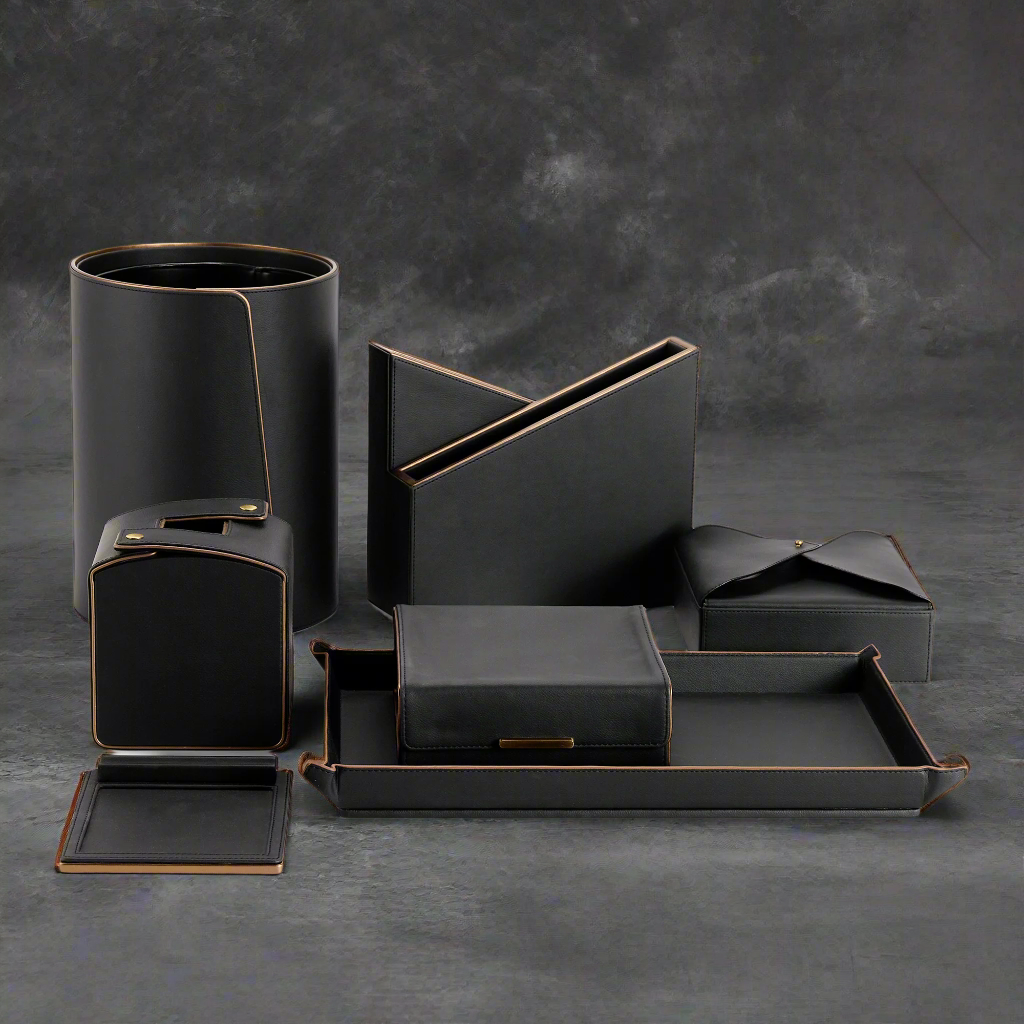 Noir with Rose Gold