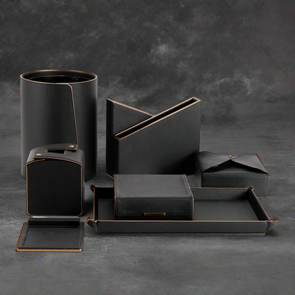Noir with Rose Gold