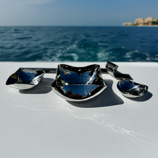 Shell- Centerpiece bowl in stainless steel – Rikan